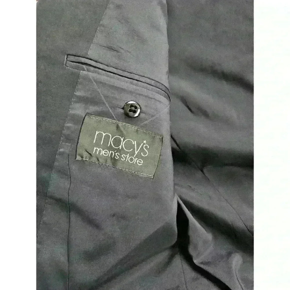 Lauren Ralph Lauren Pure Woolmark 100% Wool-Laine Coat Blazer Blue Men's 40 - Picture 3 of 10